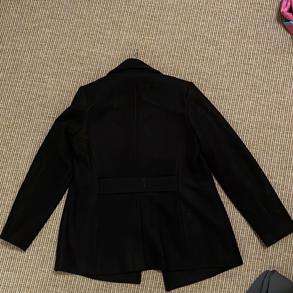 Old Navy Black Waist Length Peacoat - Picture 5 of 6